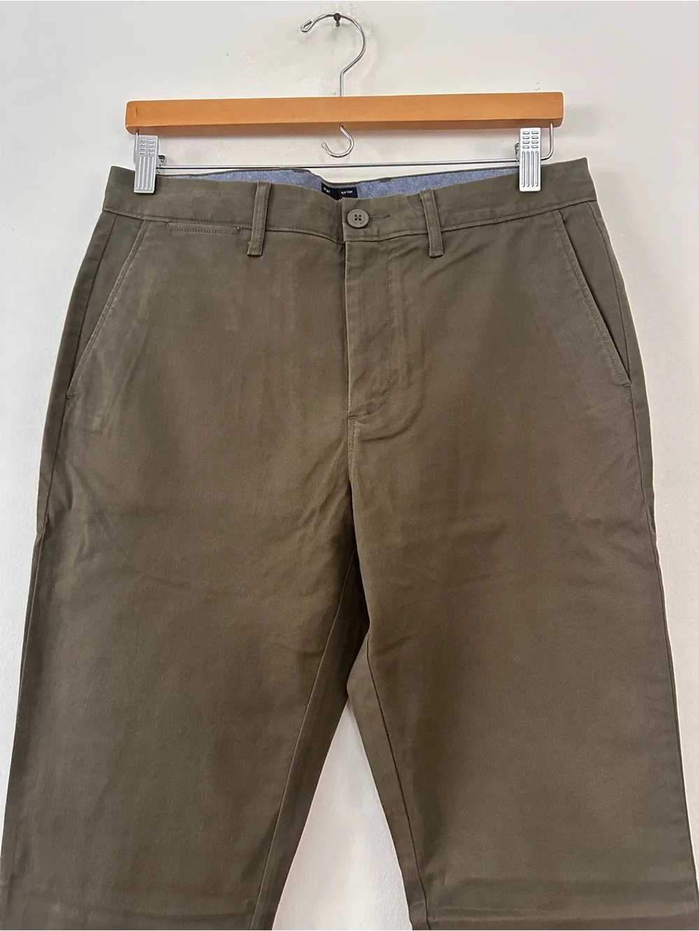 NWT J. Crew Men’s 770™ Straight-fit stretch chino pant in Catskill Green 30/32